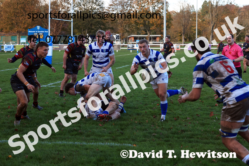Tynedale v Hull, Saurday, November 8th, 2025. Photo: David T. Hewitson/Sports for All Pics